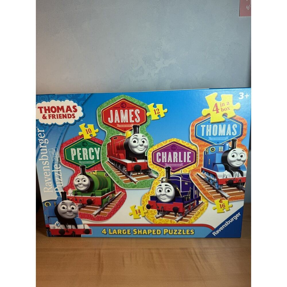 Ravensburger Thomas & Friends 4 Large Shaped Puzzles: Percy James Charlie Thomas